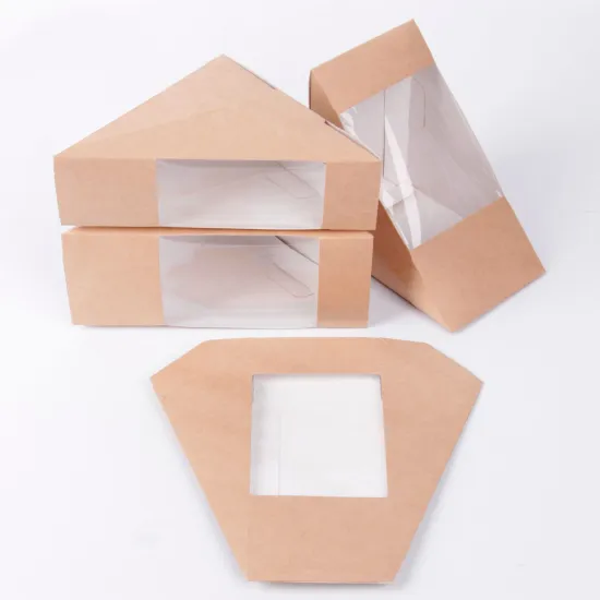 Kraft Sandwich Packaging Boxes and Paperboard Wedge Solutions