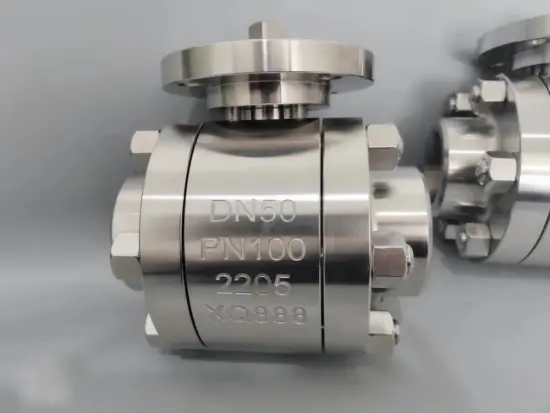 2205 high platform welded forged steel ball valve