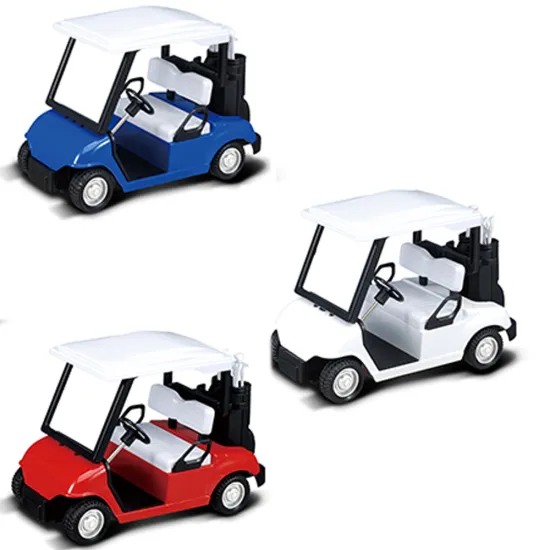 Custom Logo Mini Metal Golf Cart Diecast Car Promotional Gift and Toy
