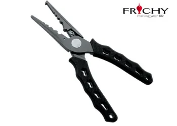 Deluxe Stainless Steel Fishing Pliers Tools With Split Ring Jaws / Tpe Grip Handles
