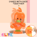 Orange dancing duck bubble wand