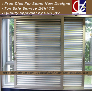 Competitive Price Aluminum Shutter With Kinds Surface Colours