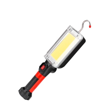 Warsun 8859: 1200lm wit 6500K draagbare cob oplaadbaar werklicht met USB en batterijvoeding, IP44 waterdicht