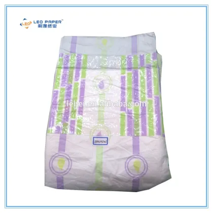 Disposable Diaper Type and Fluff Pulp Material Adult Diaper