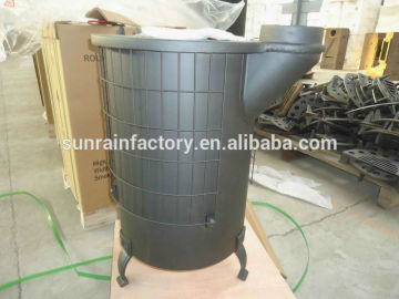 steel plate modern wood burning stove(KH002)