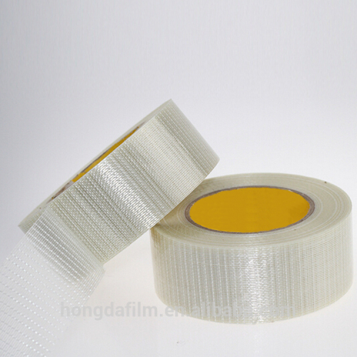Wholesale Price Adhesive Fiber Glass Tape, Crossing Fiber Tape for Packing, Sealing without leaving no trace of reinforced tape