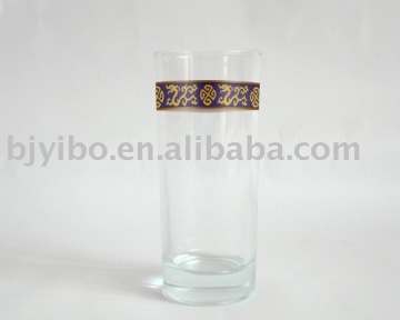 Cold drink tumbler with logo