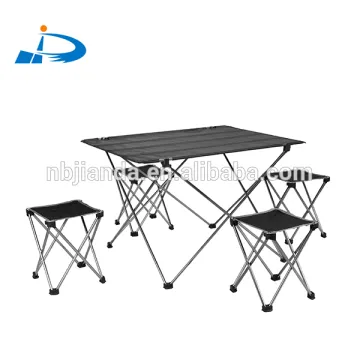 Lightweight beach picnic camping folding fishing chair table set outdoor foldable compact portable camp table