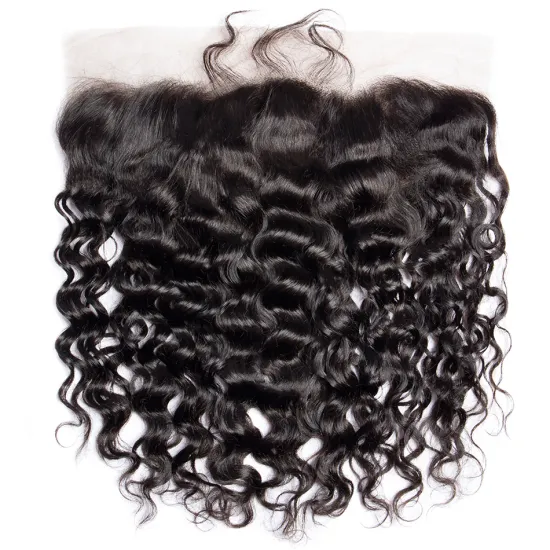 wholesale virgin hair vendors cheap price 13x4 lace frontal closure unprocessed water curly hair lace closure 13x4 closure
