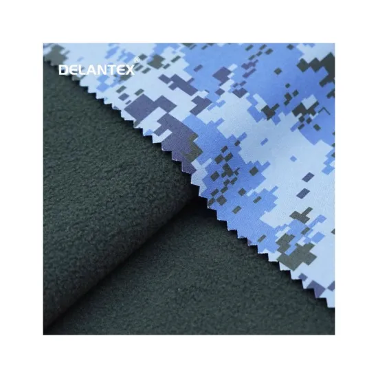 Delantex Waterproof Jacket Fabric: 3-Layer Breathable Soft Shell with Laminated Fleece for Outdoor Activities