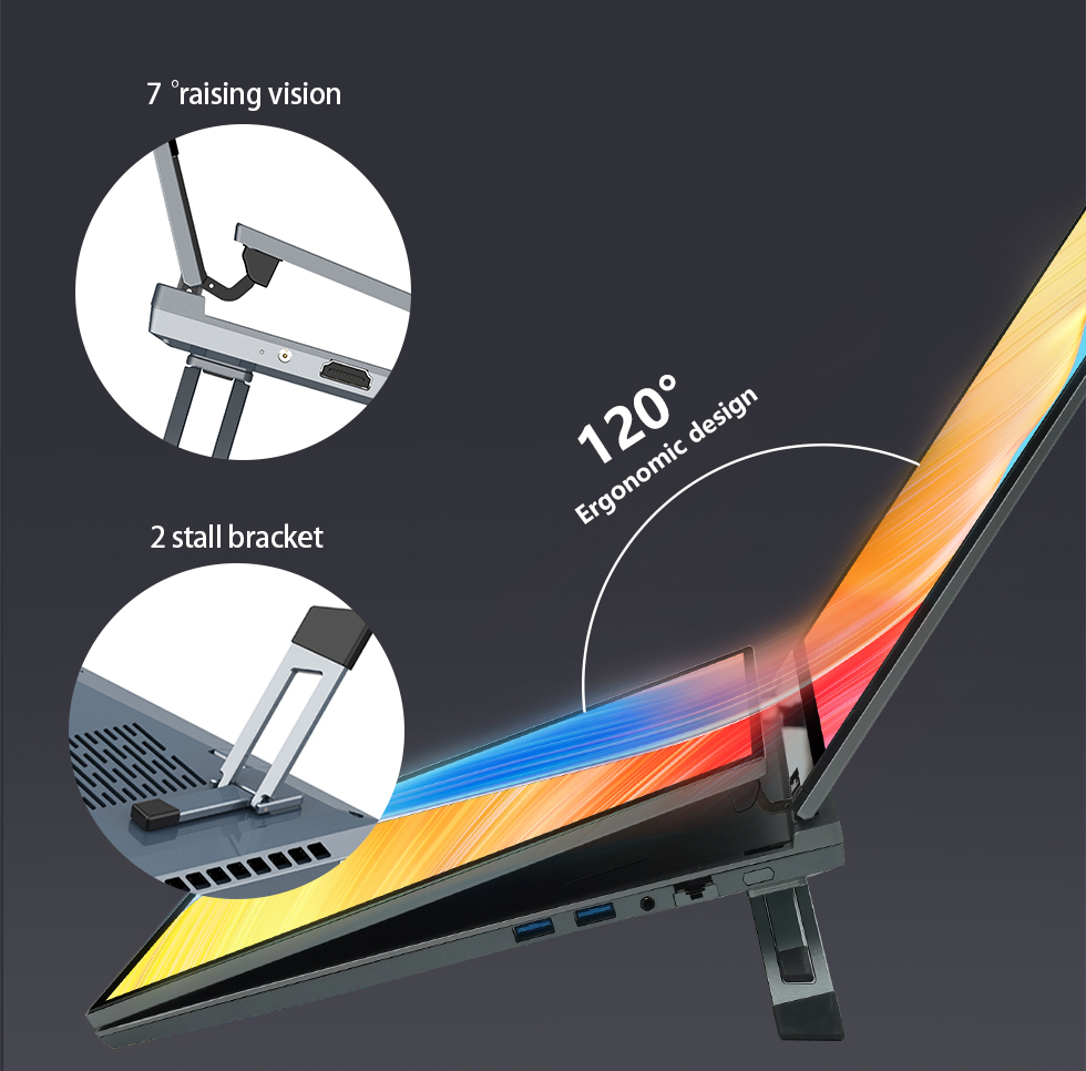 Dual-screen touch screen