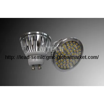 SMD spotlight 60pcs 3528  GU10   220V