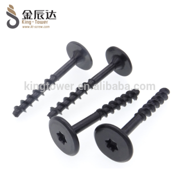 torx drive screw black wood drywall screw big head screw