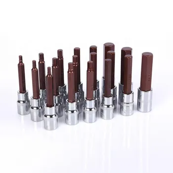TOOLJOY M10 M12 M14 M18 & M16 Tamperproof Triple Square Impact Screwdriver Bits and Spline Bit Socket Set