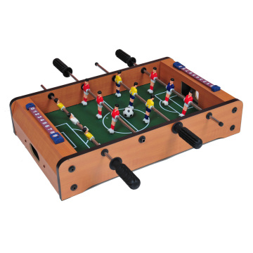 Mini Wooden Foosball Table Game with Handles for Children