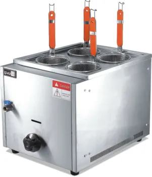 commercial table-top four basin gas noodle cooker maker for sale
