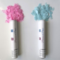 Confetti rosa blu biodegradabile in polvere blu