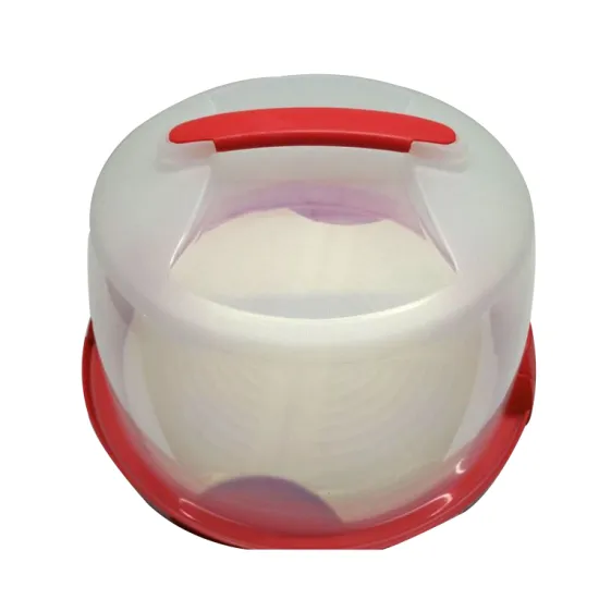 Wholesale clear plastic round cake box/cake box