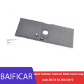 Baificar Brand New RHD / LHD Gear Selector Console Blind Cover Cap AT Gearbox Shifter Cover For Audi A8 D3 S8 2004-2010