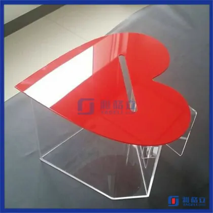 2016 Customized Acrylic Donation Charity Box / Plexiglass Found-raising Box