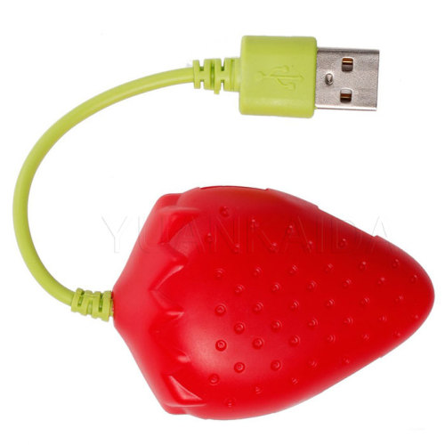 Fruit Strawberry 4 Port USB HUB