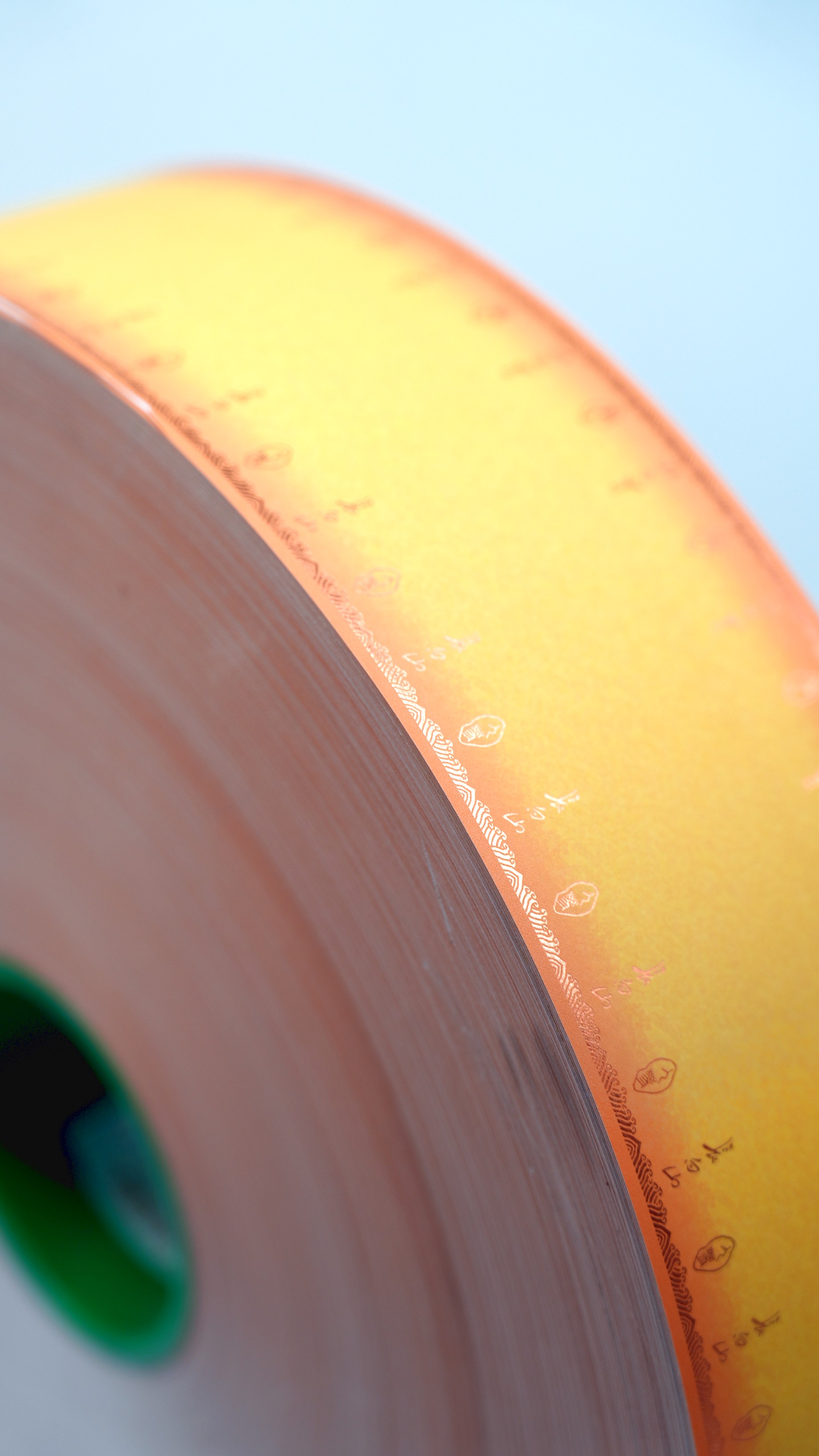 Smoke Boundary Pattern Color Embossed Paper For Packaging