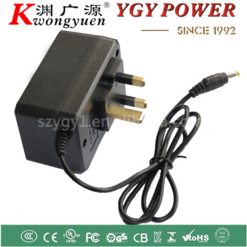Linear Power Adapter for CCTV Cameras with 15W AC or DC Maximum Output Power, UK Plug Linear Power Adapter for CCTV Cameras wit