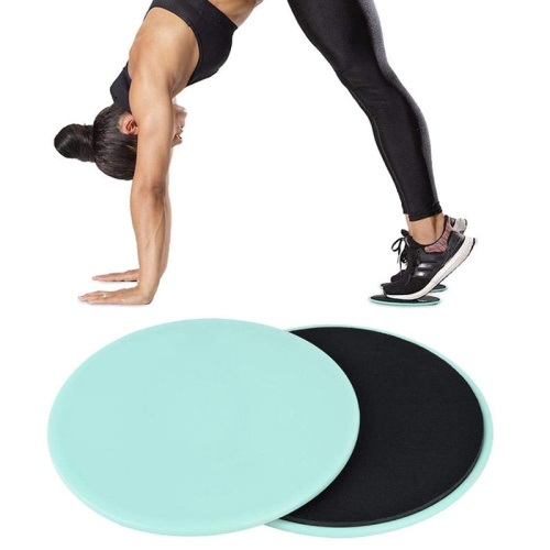 Красочный диск для упражнений по фитнесу с сопротивлением, скользящий диск для тела