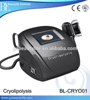 Desktop cryolipolysis fat freezing machine in black color with one 150mm handle