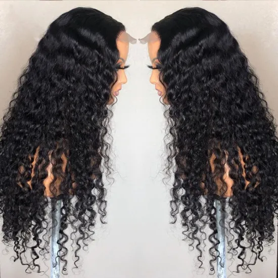 Human Hair Wigs for Black Women with Baby Hair Brazilian 13x6 Glueless Transparent HD Lace Front 40 inch Straight Human Hair Wig