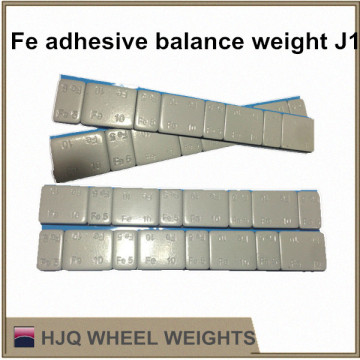 Fe adhesive wheel balance weight for alloy rims