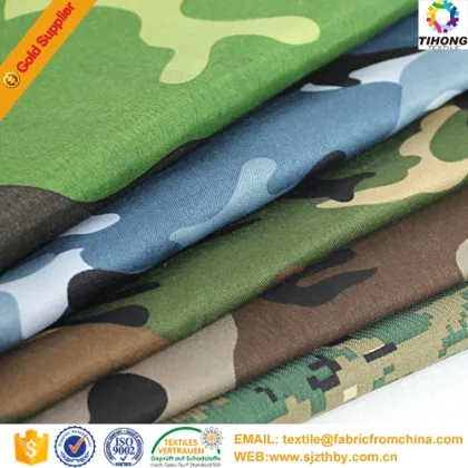 china supplier textile printing military camouflage fabric for camouflage uniform