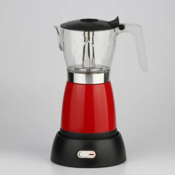 Factory Direct Electric Mocha Pot Coffee Machine with Bean Grinder for Household Use