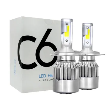 High Power All-In-One Cooling Fan Car Lamp Bulb H7 H1 H11 H4 C6 LED Headlight