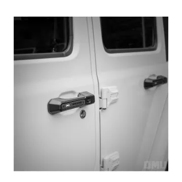 OMU Aluminum Door Handle Cover for Jeep Gladiator JT 4 Doors - Keyless Entry Accessory