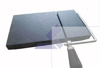 black slate cheese slicer board /stone cheese slicer
