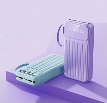 Portable power source fast charge Comes with 4 output lines