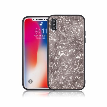 Rear Tempered Glass Back Case with PVC Bumper