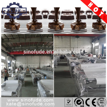 New technical improved chocolate enrobing machine with cooling tunnel