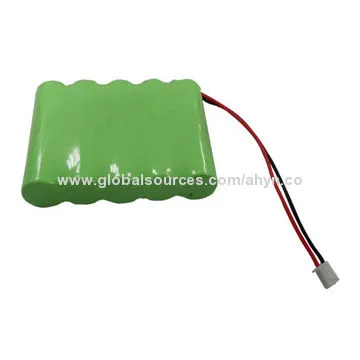 AA 2,200mAh 6V NiMH Rechargeable Batteries Pack, 14x56x49mm Size, Low-internal Resistance