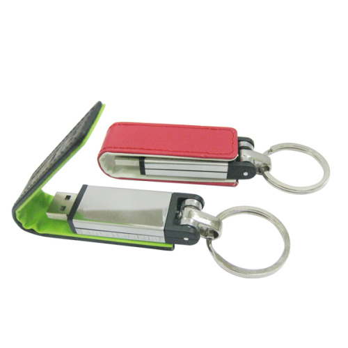 Large Capacity Leather Usb Flash Drive Gift
