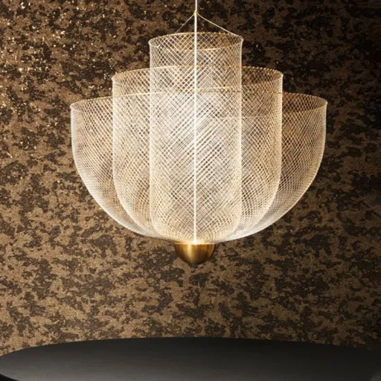 Modern Metal LED Pendant Lamp - Silver/Gold for Bar/Dining Room