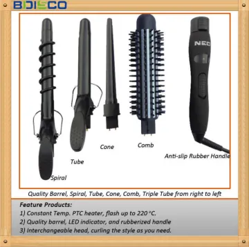 4P Fer a Friser 4 in 1 Curling Hair Curlers Barrel Curling Iron