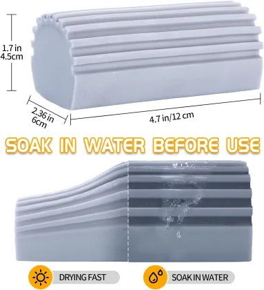 Reusable Dust Sponges Damp Clean Duster Sponge for Home Surfaces