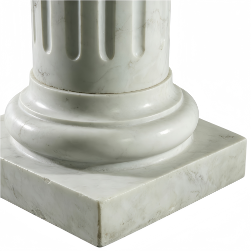 Luxury White Marble Pillar with Corinthian Capital
