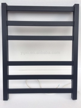Matt Black Flat Heated Towel Warmer HZ-918-6