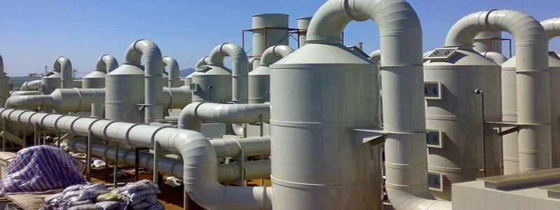 Exhaust gas treatment spray tower