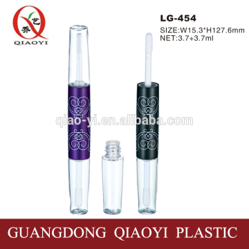 double bottle lipgloss cosmetic packaging