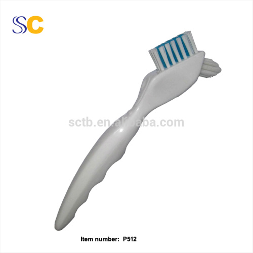 Brosse à dents pour dentier double face