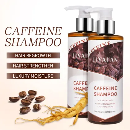 Private Label Hair Care Nourish Natural Caffeine Anti Hair Loss Hair Growth Shampoo